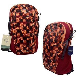 Osprey Womens Daylite 13 L Backpack Liquify Print-Kakio Burgundy Fits 14" Laptop